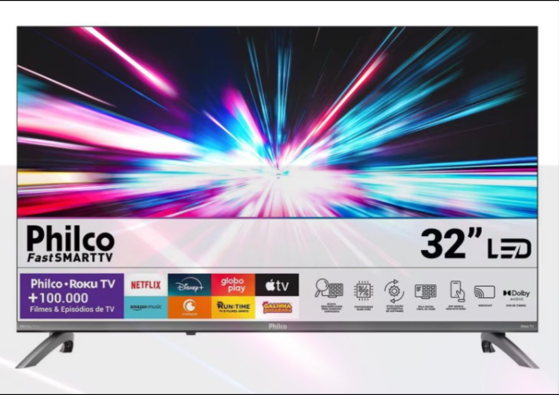 Smart TV Philco 32 polegadas